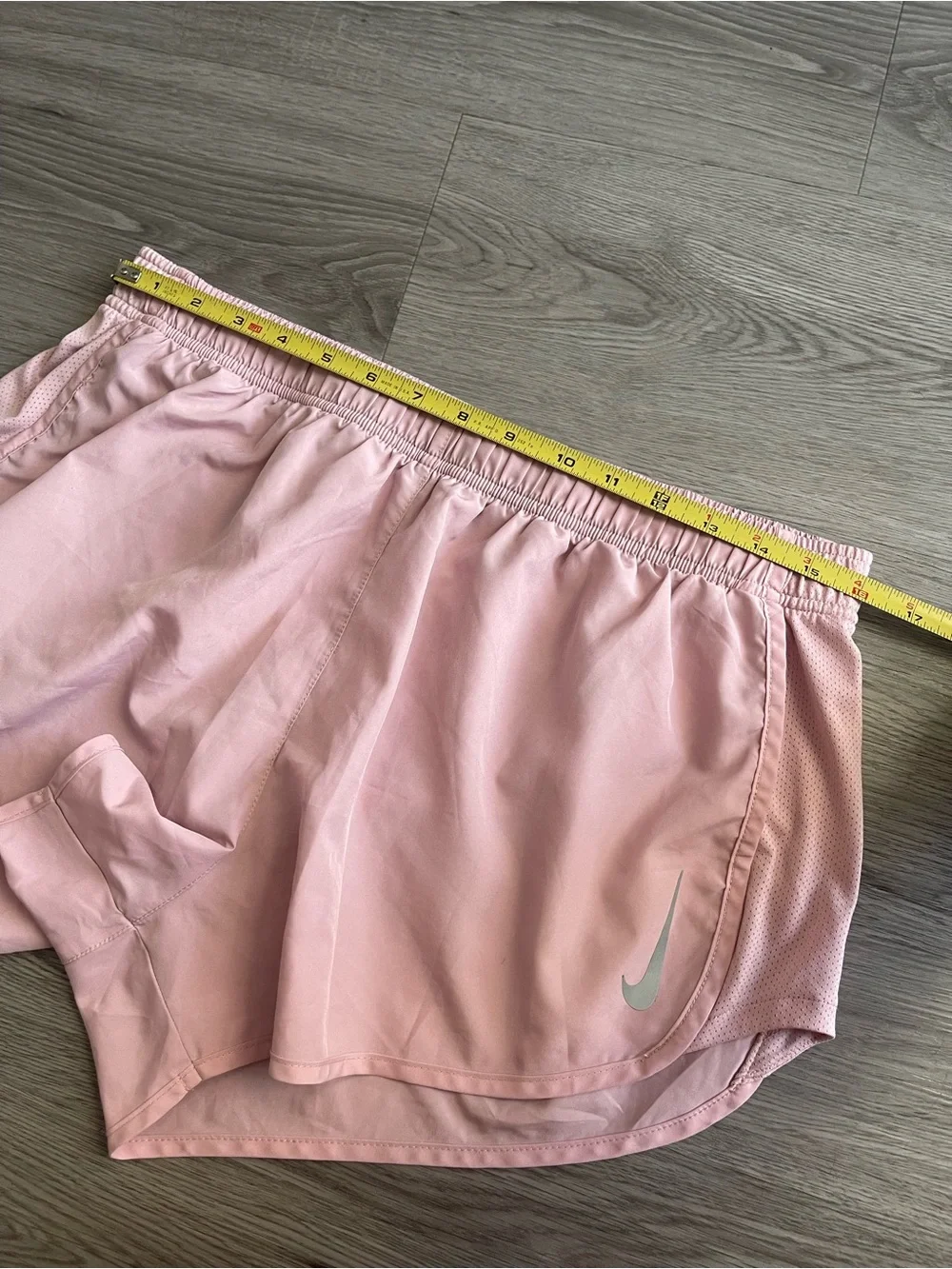Nike women’s dri fit pink running shorts